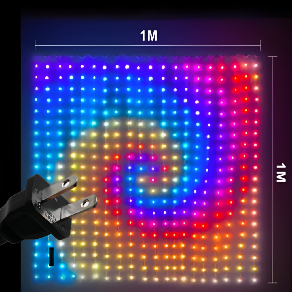 Steuerbarer LED-Vorhang