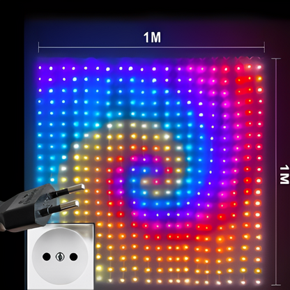 Steuerbarer LED-Vorhang