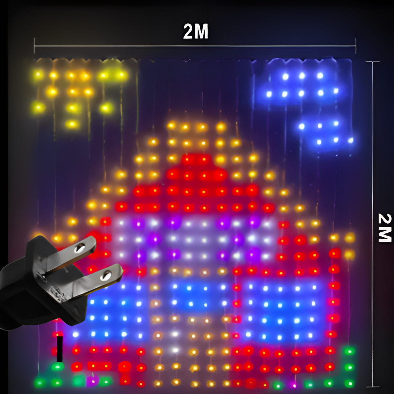 Steuerbarer LED-Vorhang